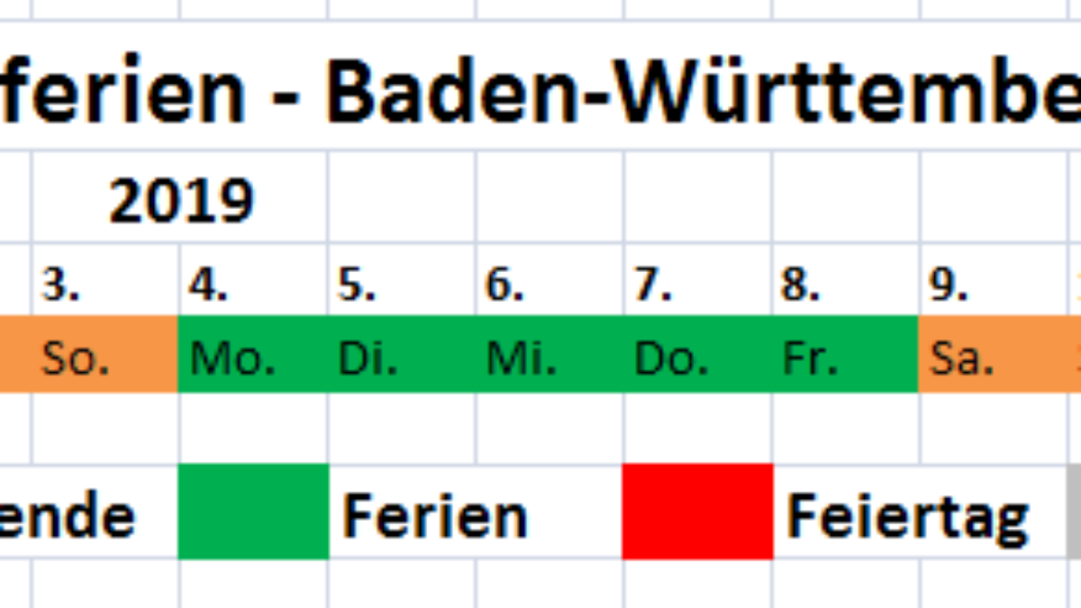 Ferien Baden Wurttemberg 2021 Osterferien Baden 2020 01 19