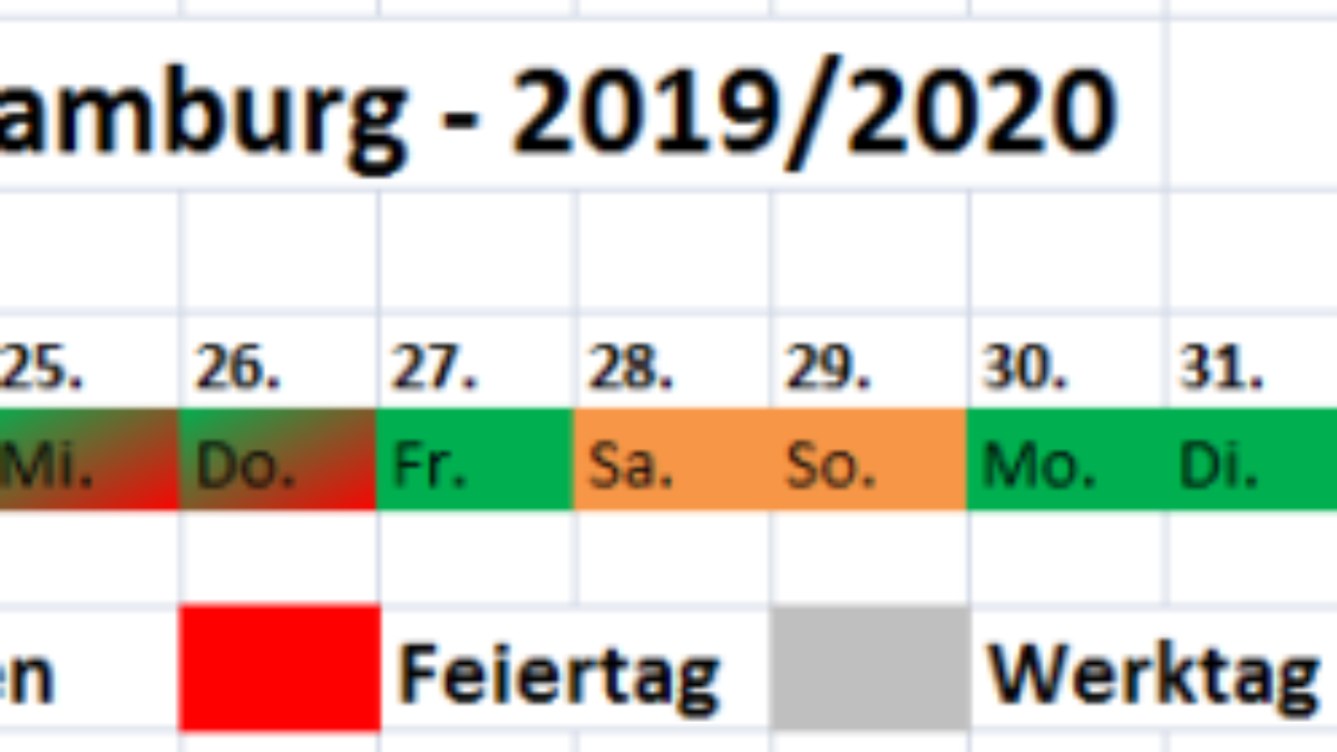 Weihnachtsferien 2019 Hamburg Guten Rutsch Allen Hamburgern