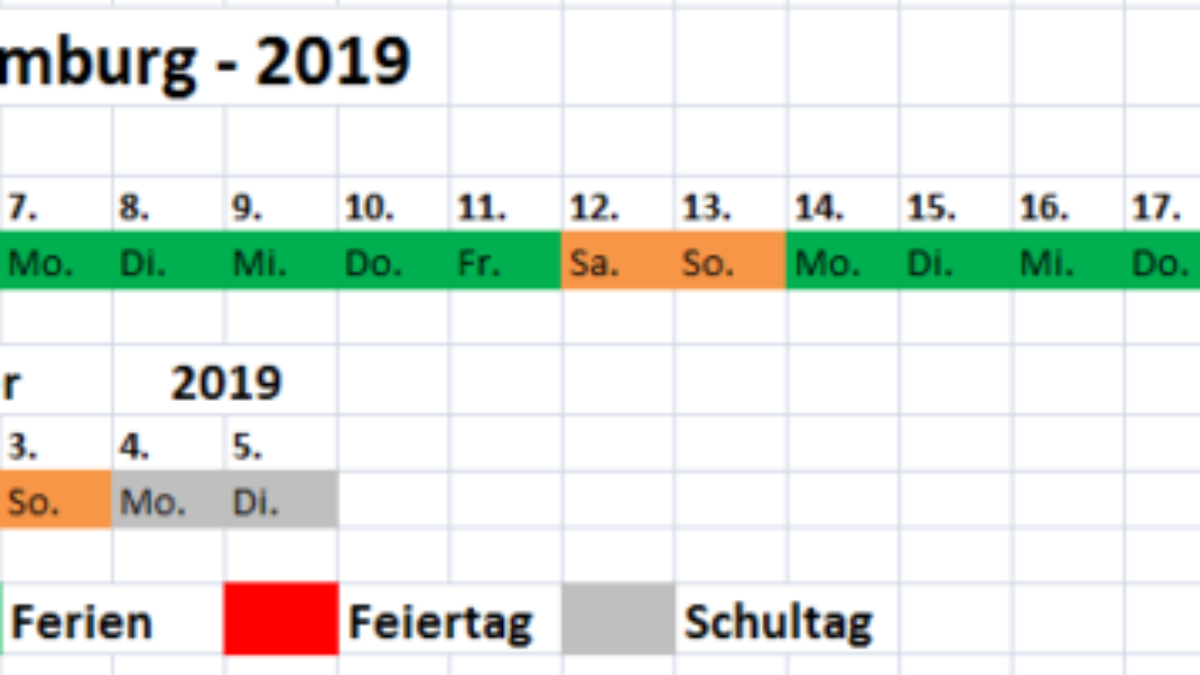 Herbstferien 2019 Hamburg Schöne Ferien Allen Hamburgern