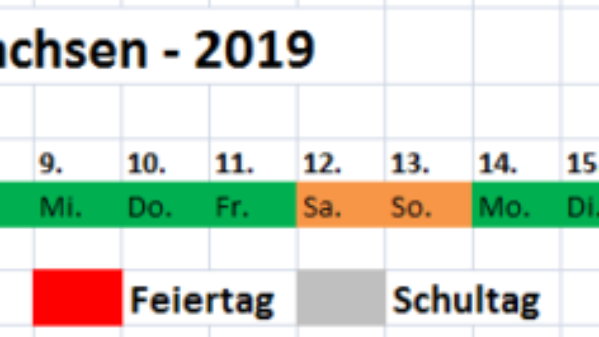 Herbstferien 2019 Niedersachsen Schone Ferien