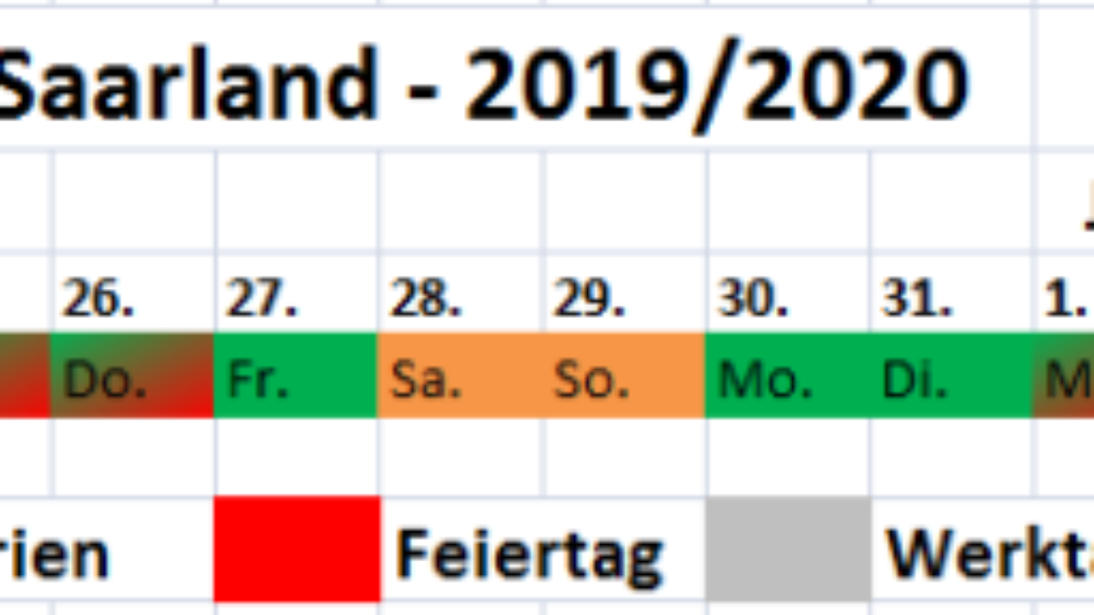 Weihnachtsferien Saarland 2020 Ferien Saarland 2020 2020 02 21