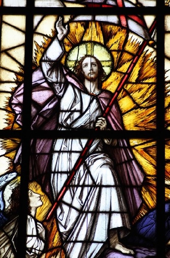 Fensterscheibe - Christi Himmelfahrt