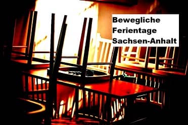 Pro Schuljahr gibt es ein bis zwei bewegliche Ferientage Sachsen-Anhalt.